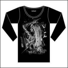 Tシャツ(Round‐neck / Long sleeve / BLACK)